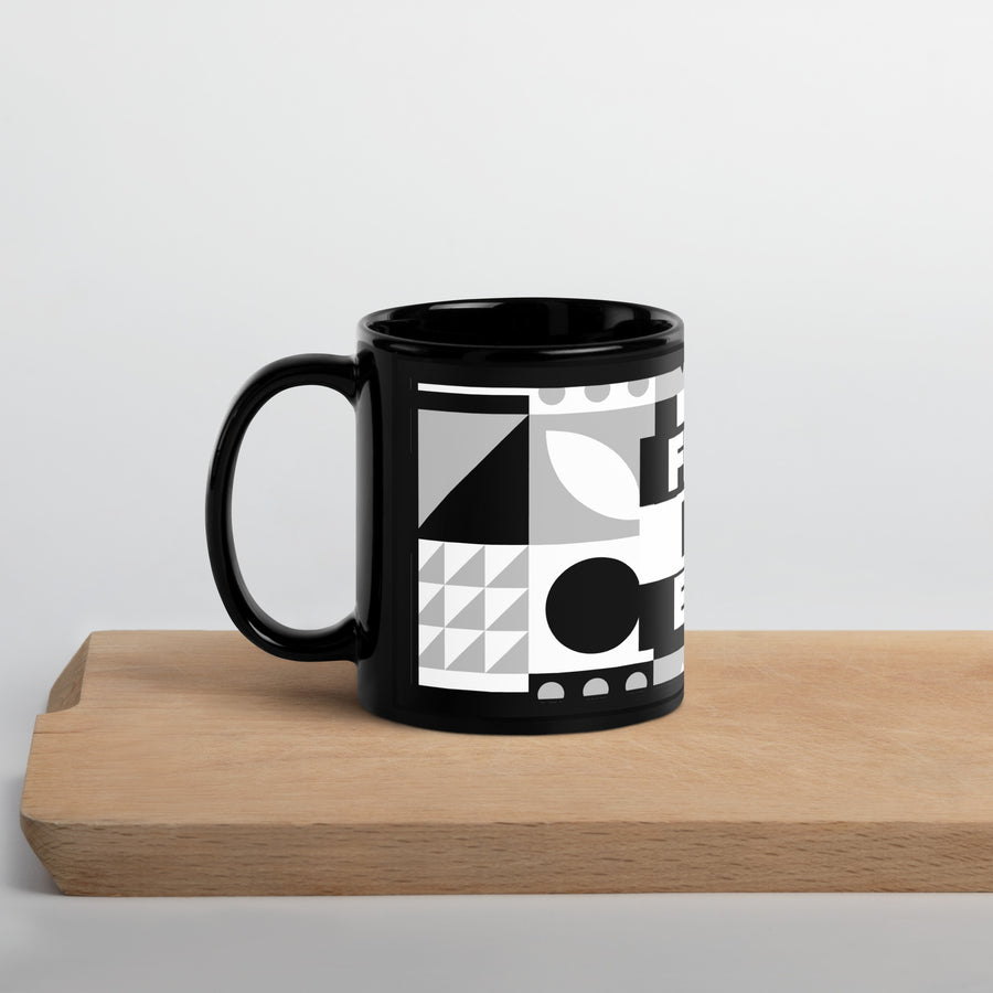 FNE - Black Glossy Mug