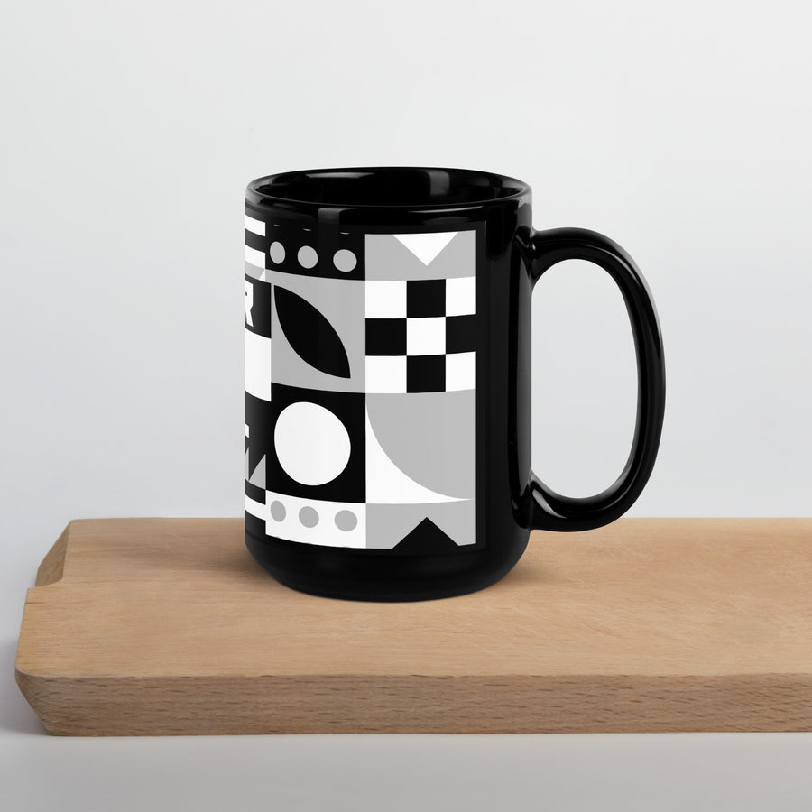 FNE - Black Glossy Mug