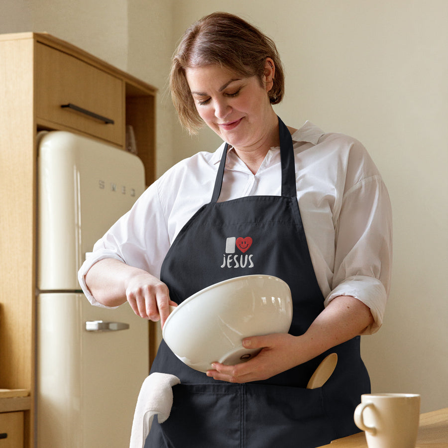 I Love Jesus - Organic cotton apron