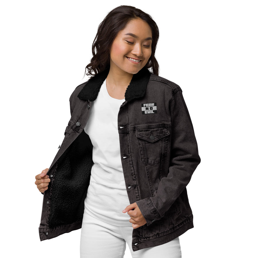 FNE - Denim sherpa jacket