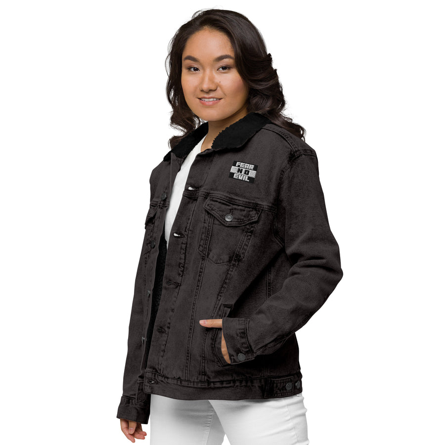 FNE - Denim sherpa jacket