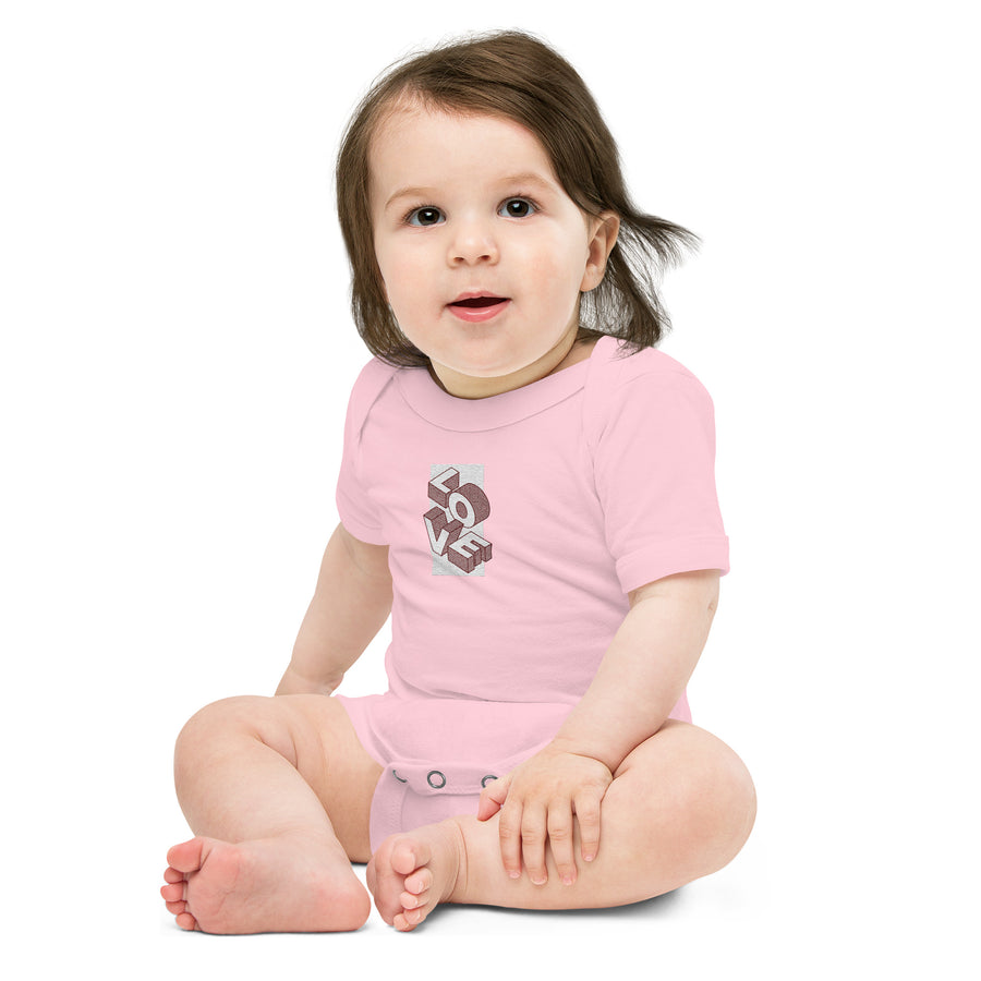 Love - Baby short sleeve one piece