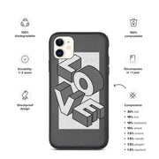 Love - Apple phone case (Biodegradable)