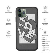 Love - Apple phone case (Biodegradable)