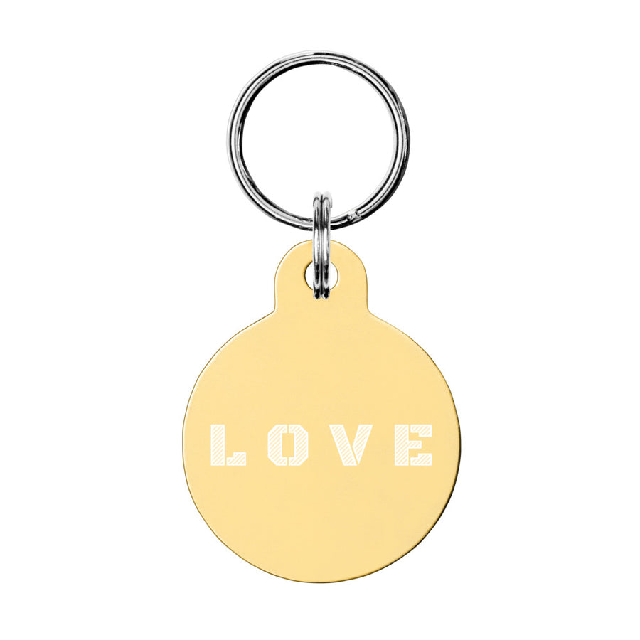 Engraved pet ID tag - Hope and Love