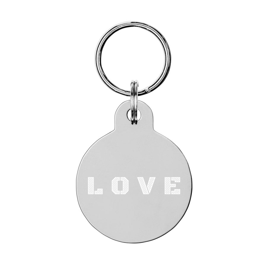 Engraved pet ID tag - Hope and Love