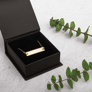 Isaiah 41:10 - Do not fear - Engraved Silver Bar Chain Necklace