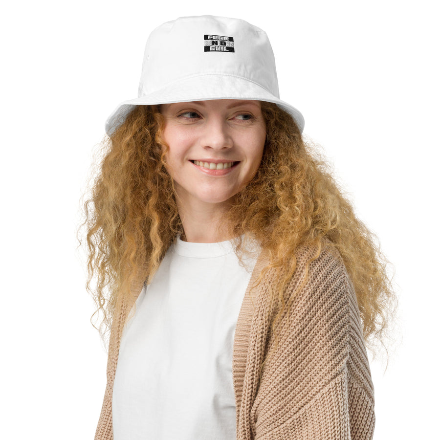 Organic bucket hat - Fear No Evil
