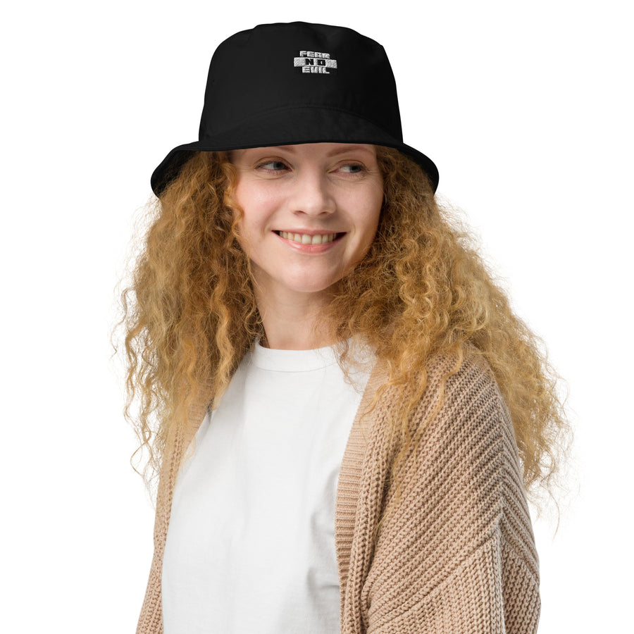 Organic bucket hat - Fear No Evil