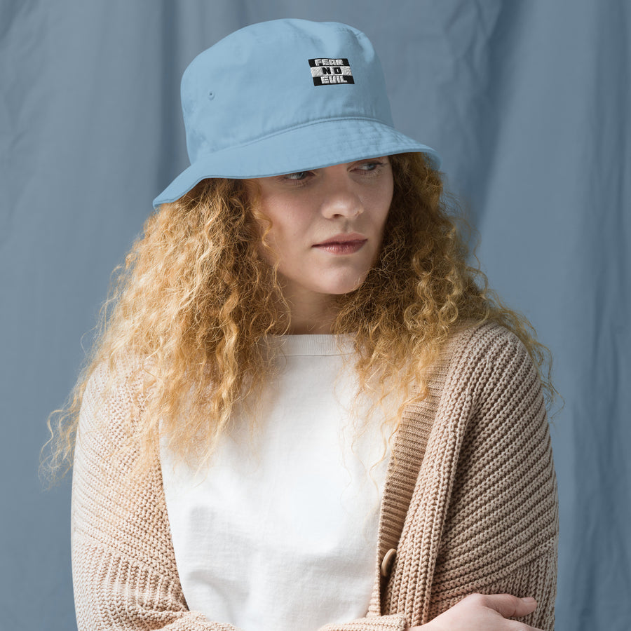 Organic bucket hat - Fear No Evil