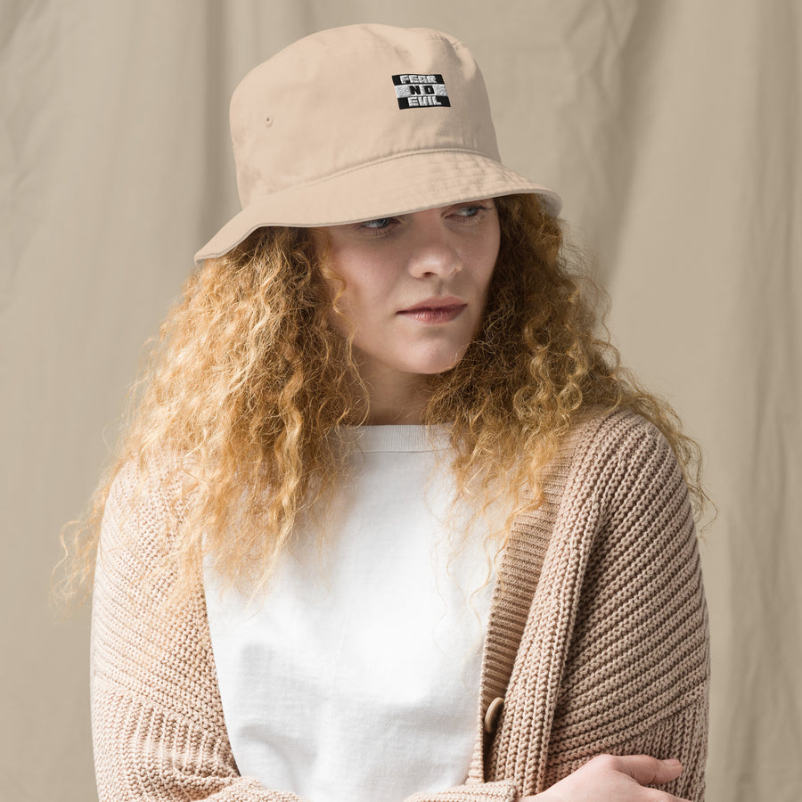 Organic bucket hat - Fear No Evil