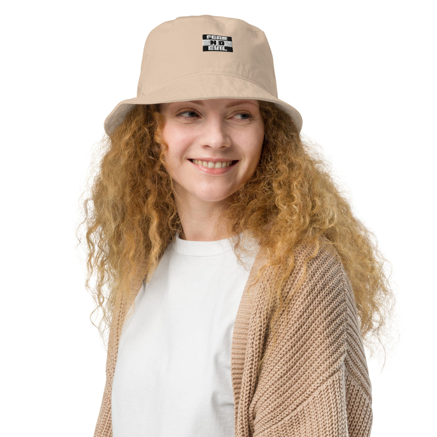 Organic bucket hat - Fear No Evil