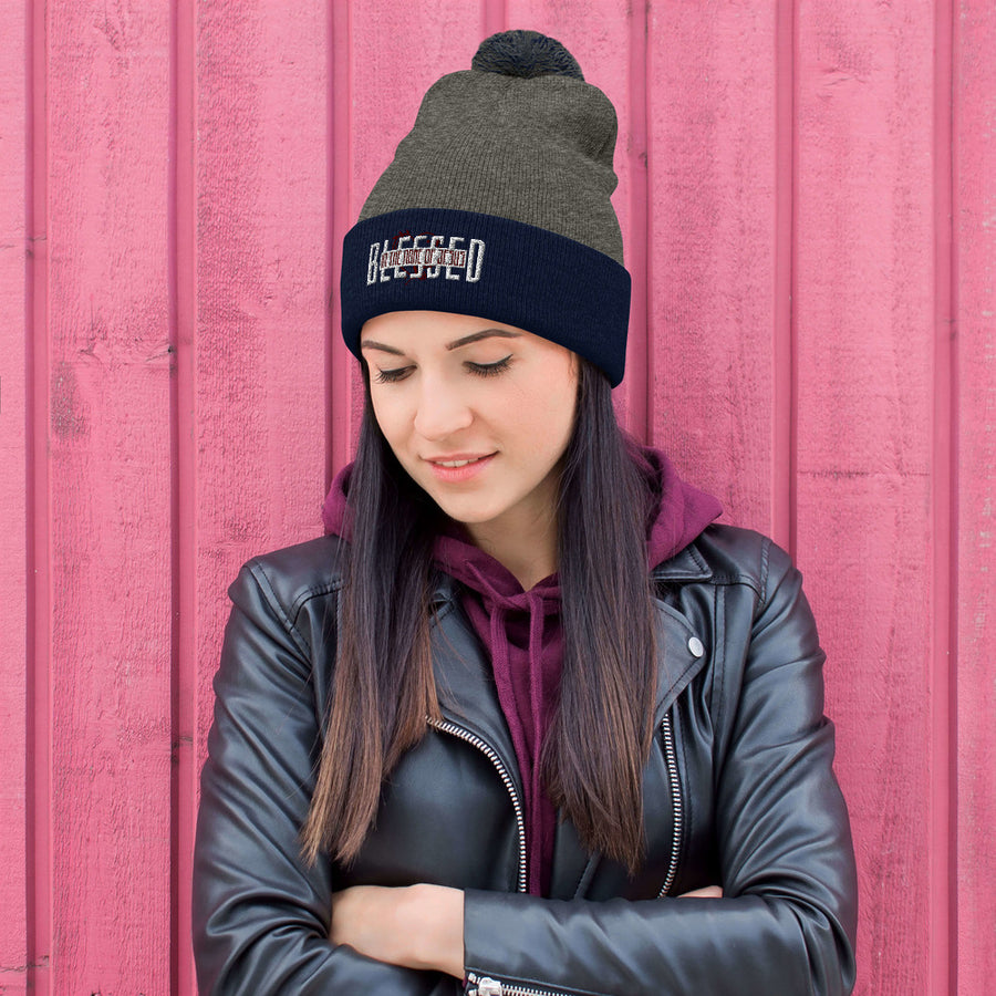 Blessed Pom-Pom Beanie