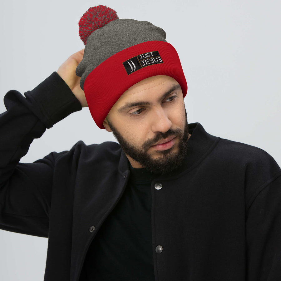 Just Jesus Pom-Pom Beanie