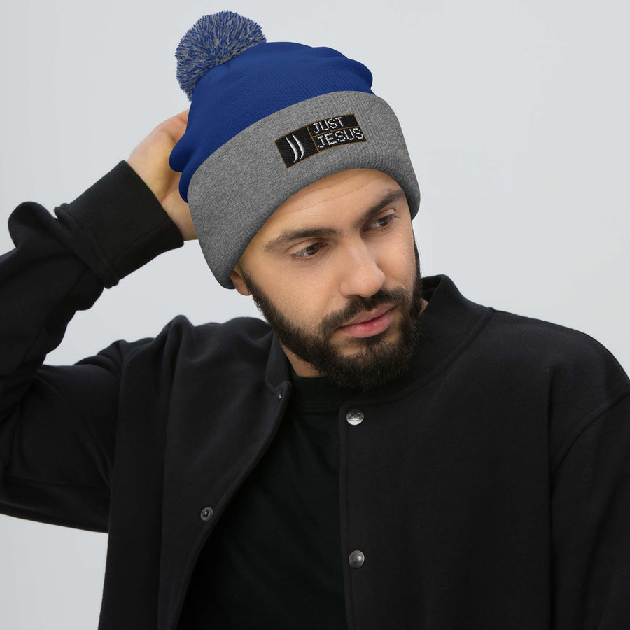 Just Jesus Pom-Pom Beanie