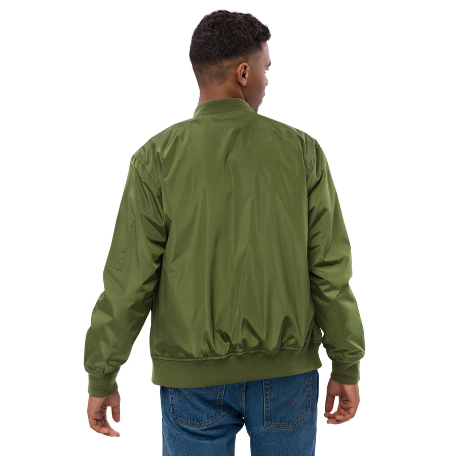 Premium recycled bomber jacket - Fear No Evil