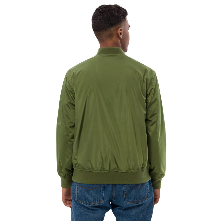 Premium recycled bomber jacket - Fear No Evil
