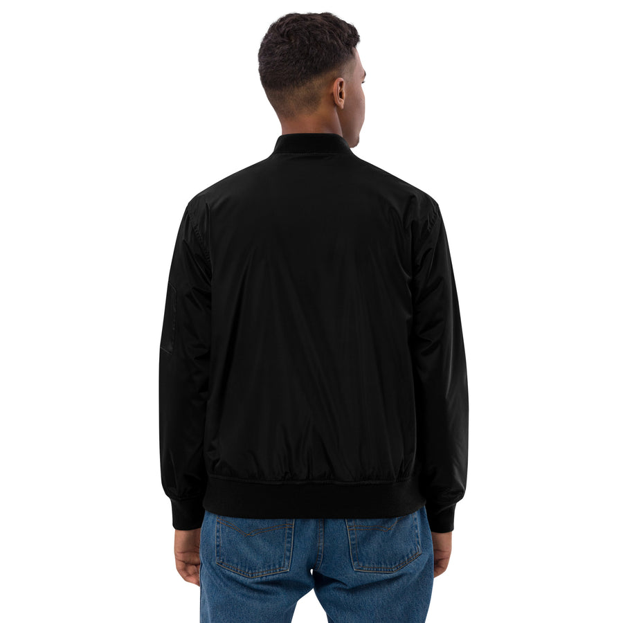 Premium recycled bomber jacket - Fear No Evil