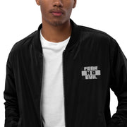 Premium recycled bomber jacket - Fear No Evil