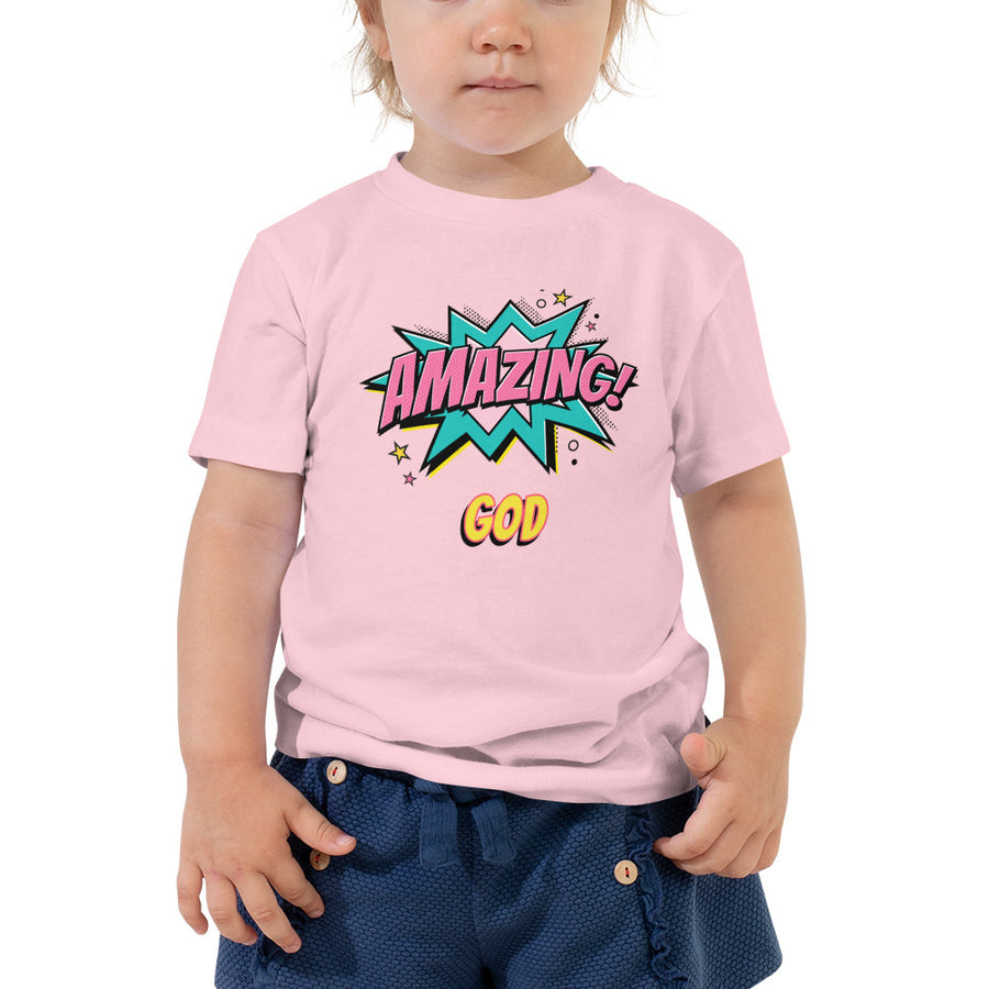 Amazing God Toddler Short Sleeve Tee