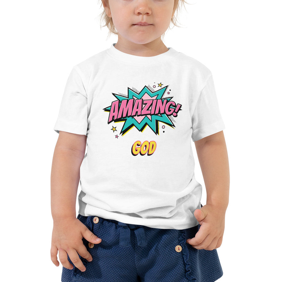 Amazing God Toddler Short Sleeve Tee