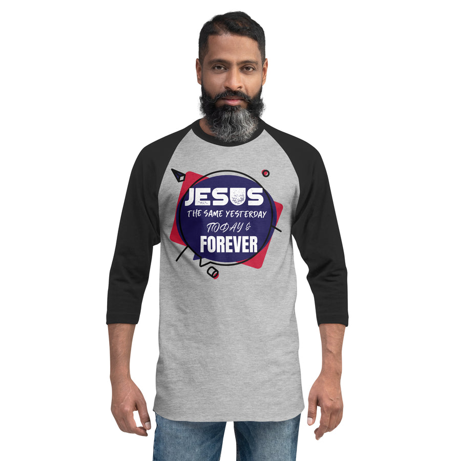 Jesus - 3/4 sleeve raglan shirt