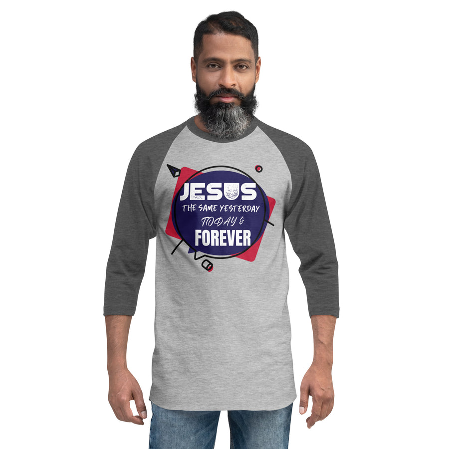 Jesus - 3/4 sleeve raglan shirt