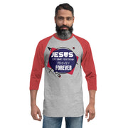 Jesus - 3/4 sleeve raglan shirt