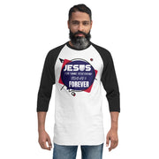 Jesus - 3/4 sleeve raglan shirt