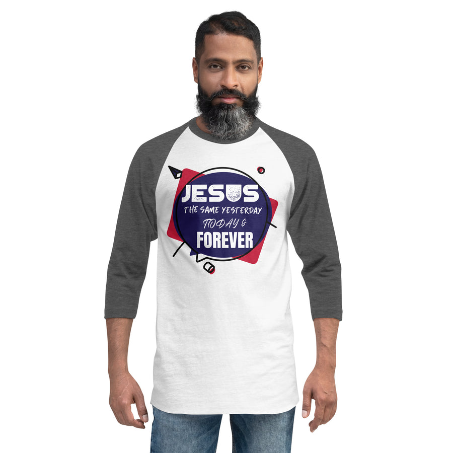 Jesus - 3/4 sleeve raglan shirt