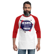 Jesus - 3/4 sleeve raglan shirt