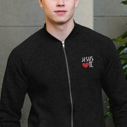 Jesus Loves Me Bomber Jacket