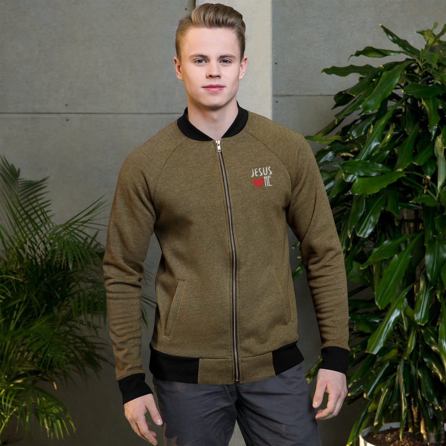 Jesus Loves Me Bomber Jacket