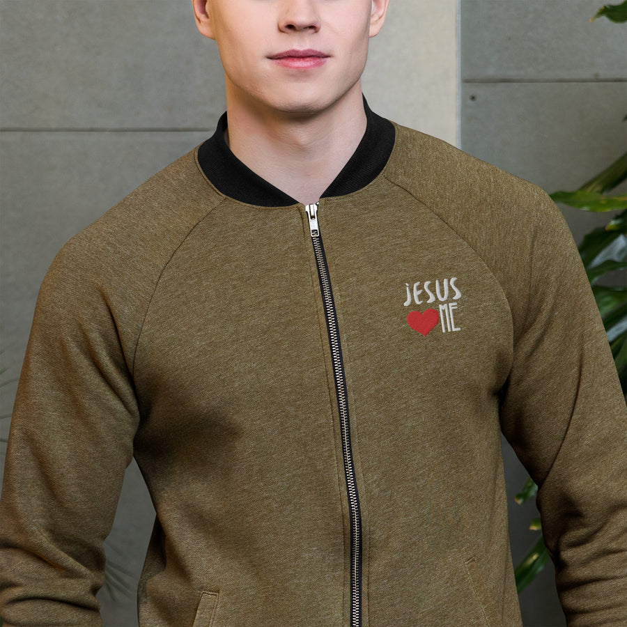 Jesus Loves Me Bomber Jacket