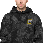 God First - Men Champion tie-dye hoodie