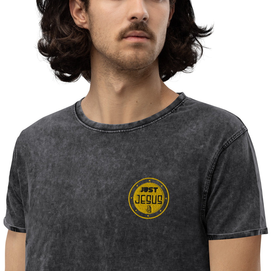 Just Jesus Men's Denim T-Shirt