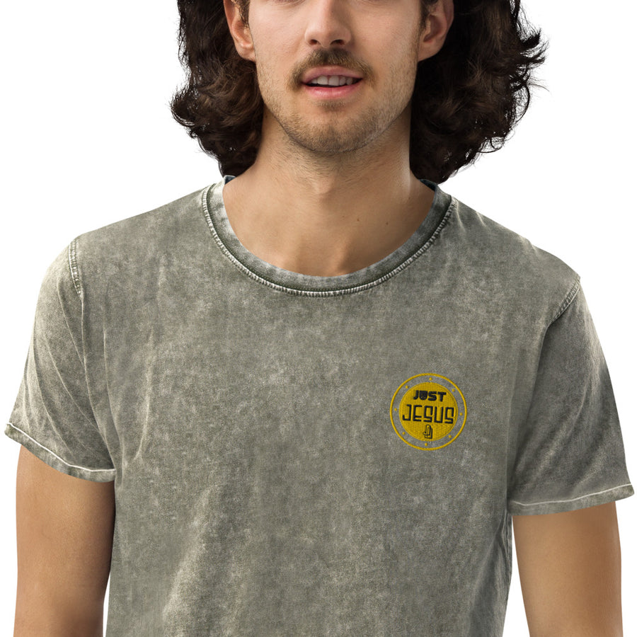 Just Jesus Men's Denim T-Shirt