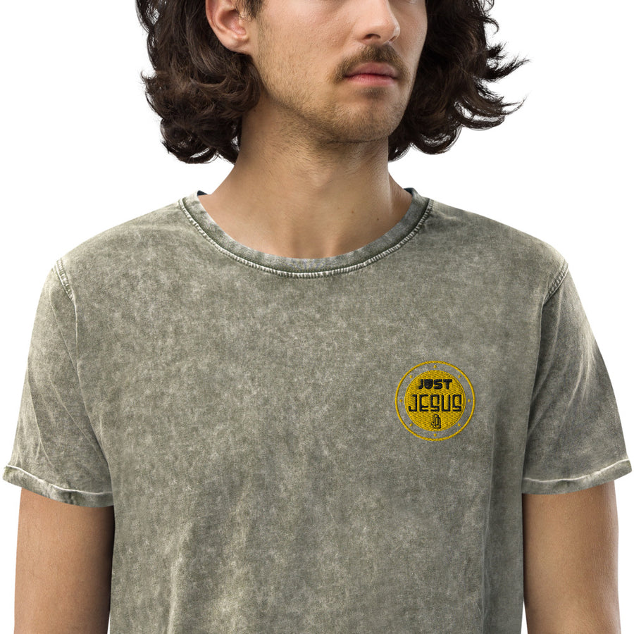 Just Jesus Men's Denim T-Shirt
