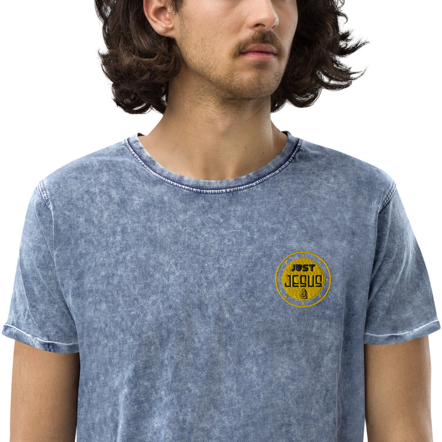 Just Jesus Men's Denim T-Shirt
