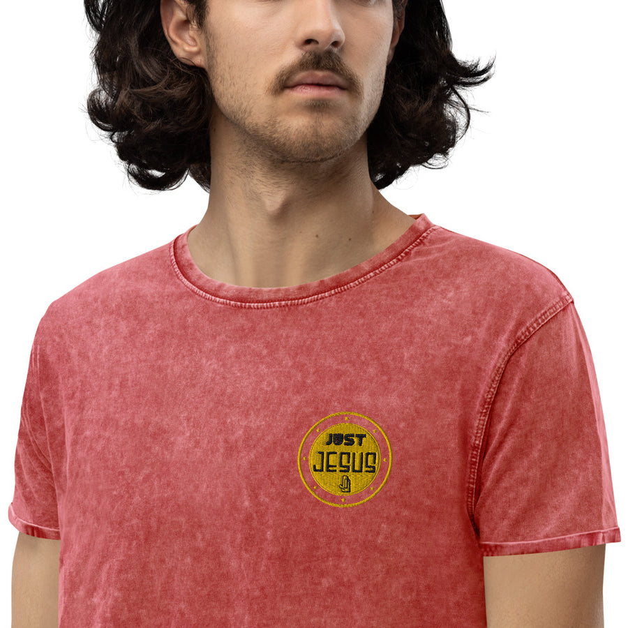 Just Jesus Men's Denim T-Shirt