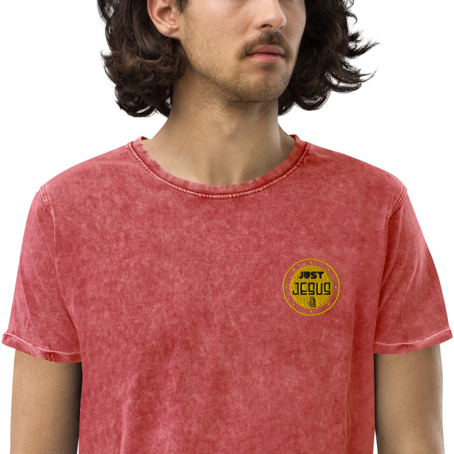 Just Jesus Men's Denim T-Shirt