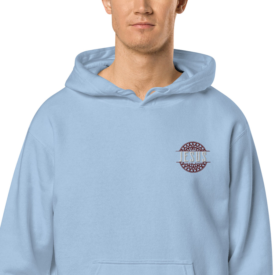 Unisex pigment-dyed hoodie