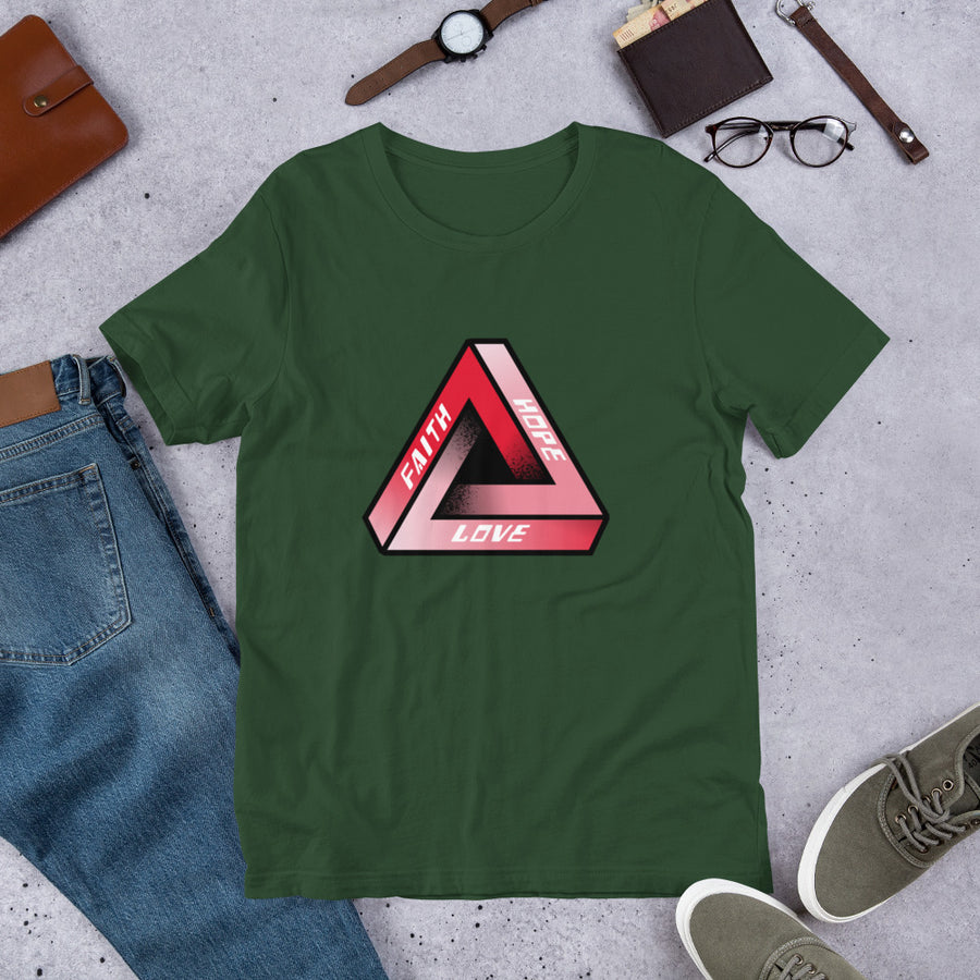 Faith Hope Love - Short-Sleeve Unisex T-Shirt