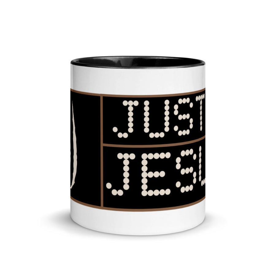 Just Jesus Mug with Color Inside