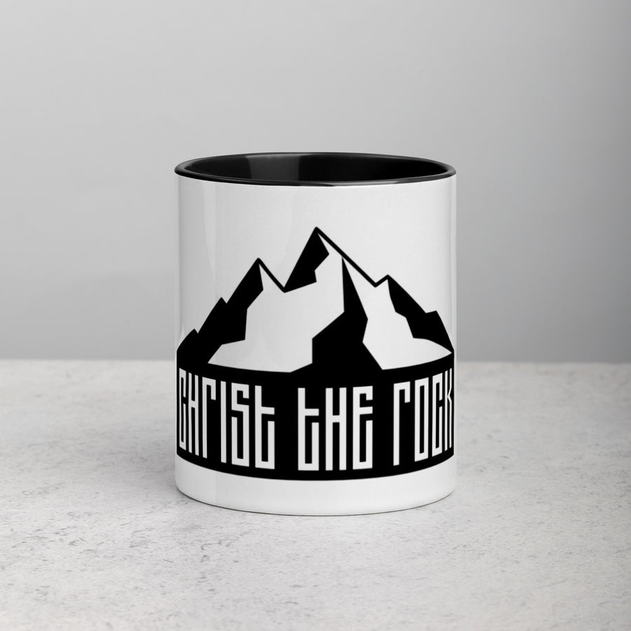 Christ The Rock Mug with Color Inside
