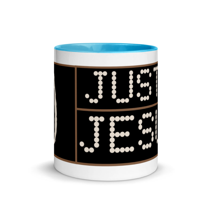 Just Jesus Mug with Color Inside