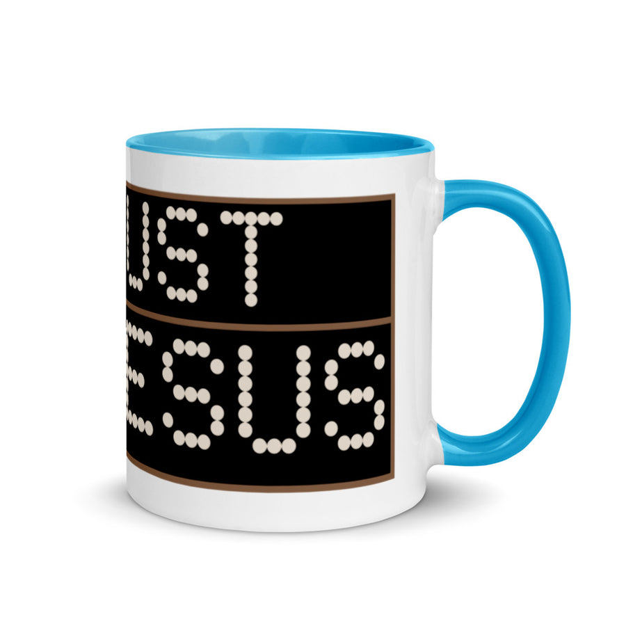 Just Jesus Mug with Color Inside