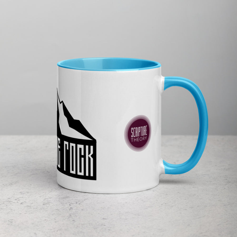 Christ The Rock Mug with Color Inside