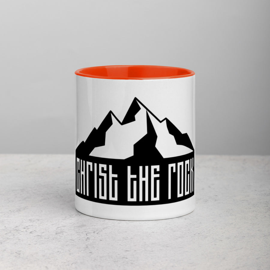 Christ The Rock Mug with Color Inside