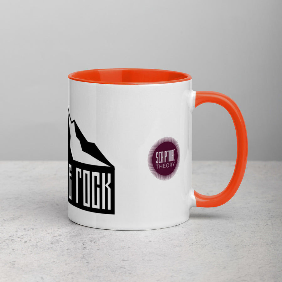 Christ The Rock Mug with Color Inside